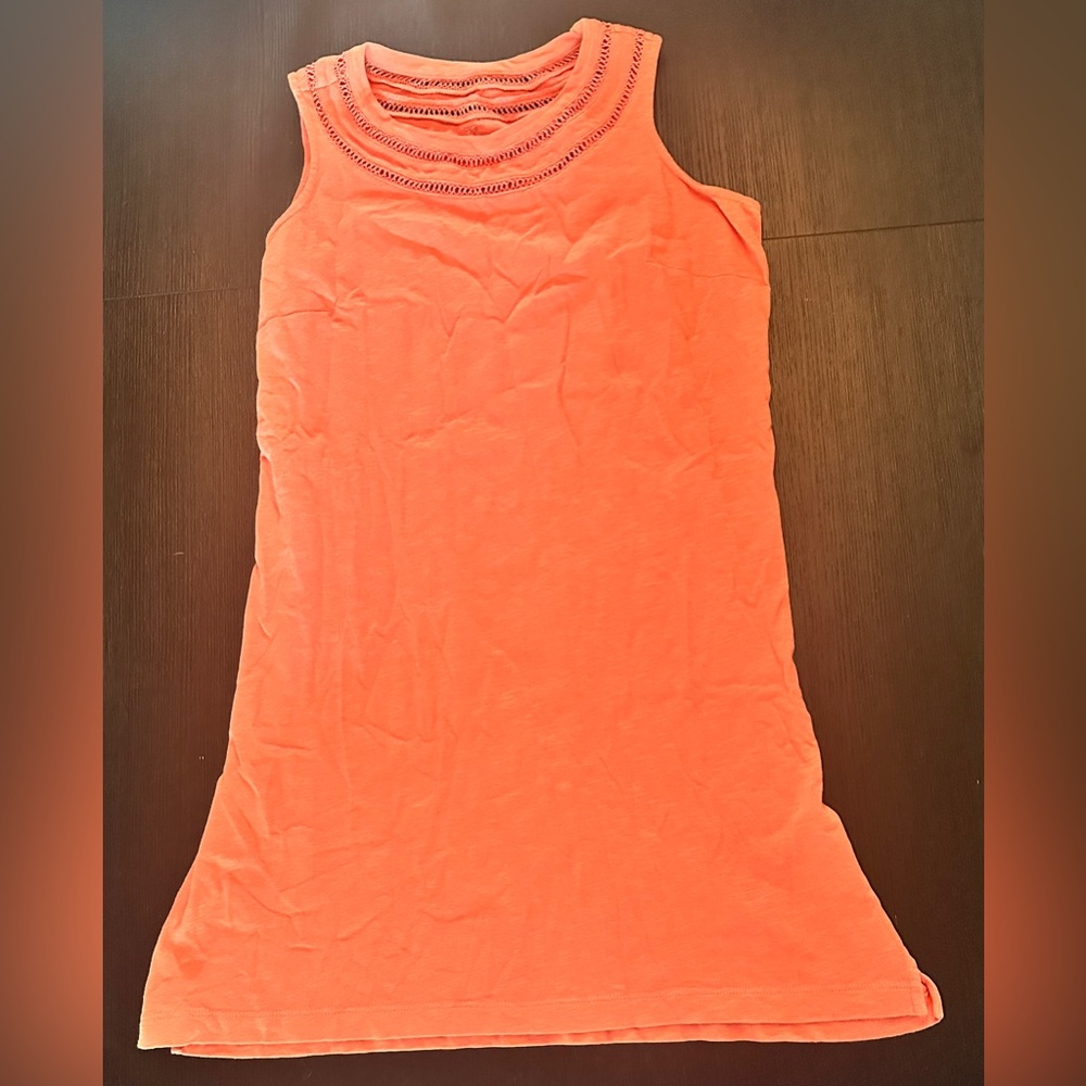 Talbots Coral Sleeveless Top